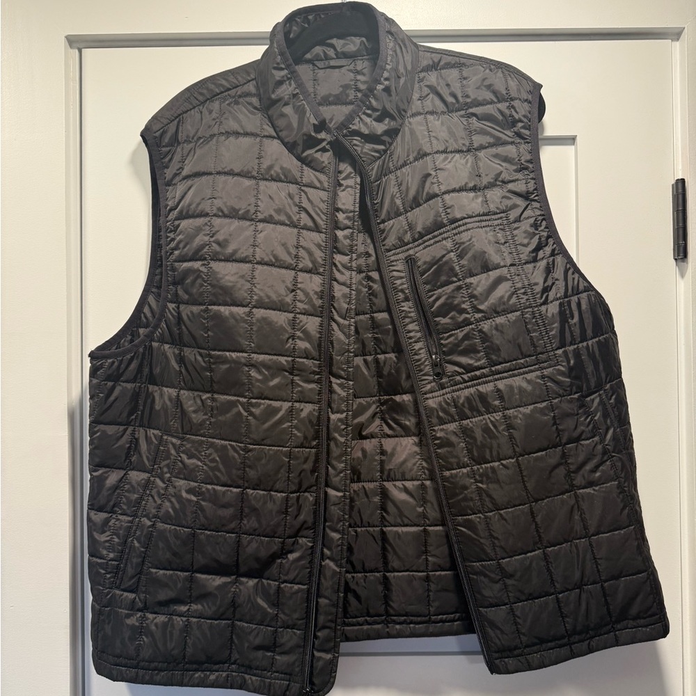Black Quilted Vest